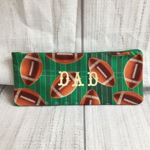 DAD football theme pencil case-NEW-Handmade